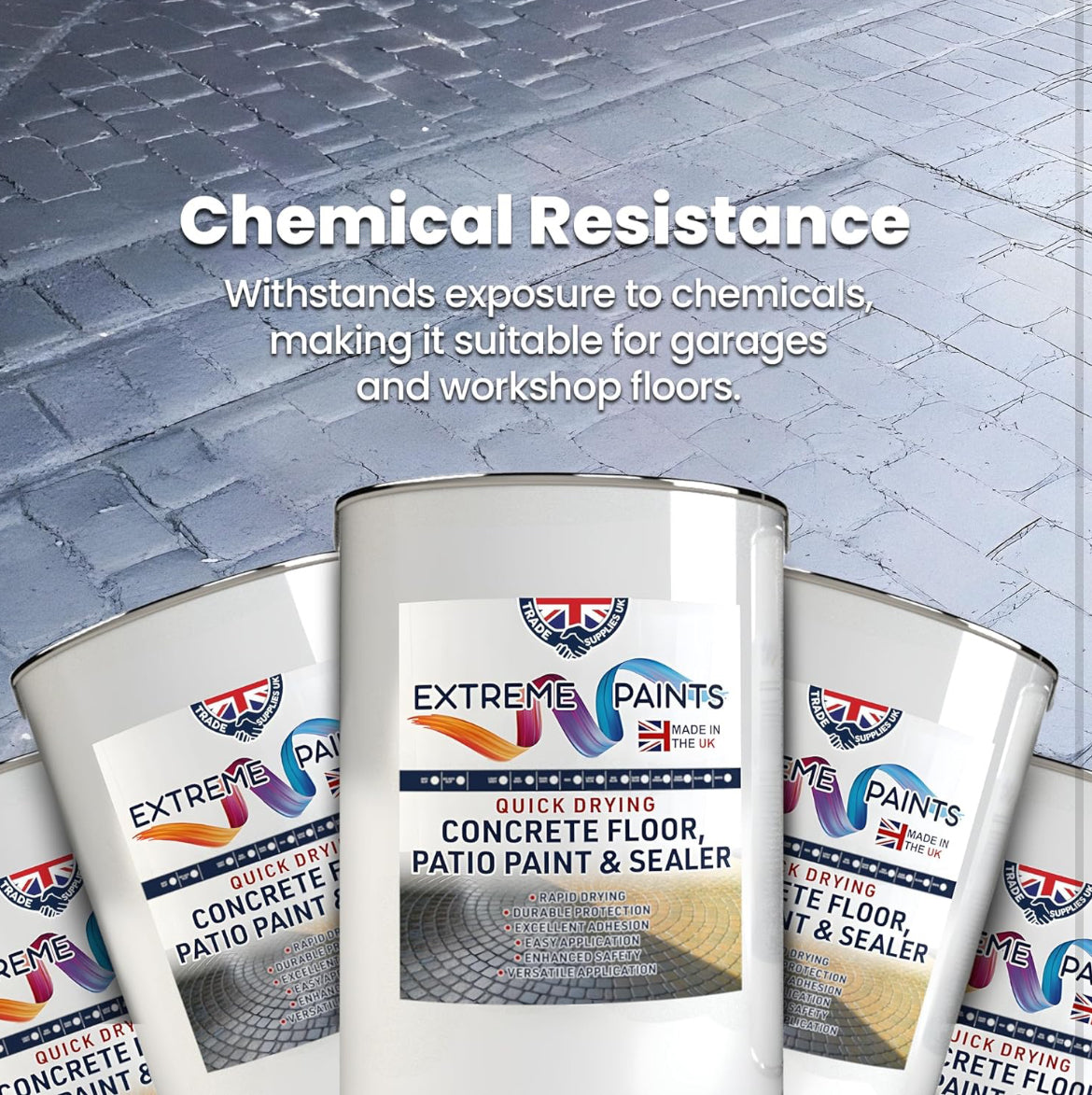Extreme Paints Quick‑Drying Concrete Floor & Patio Paint + Sealer