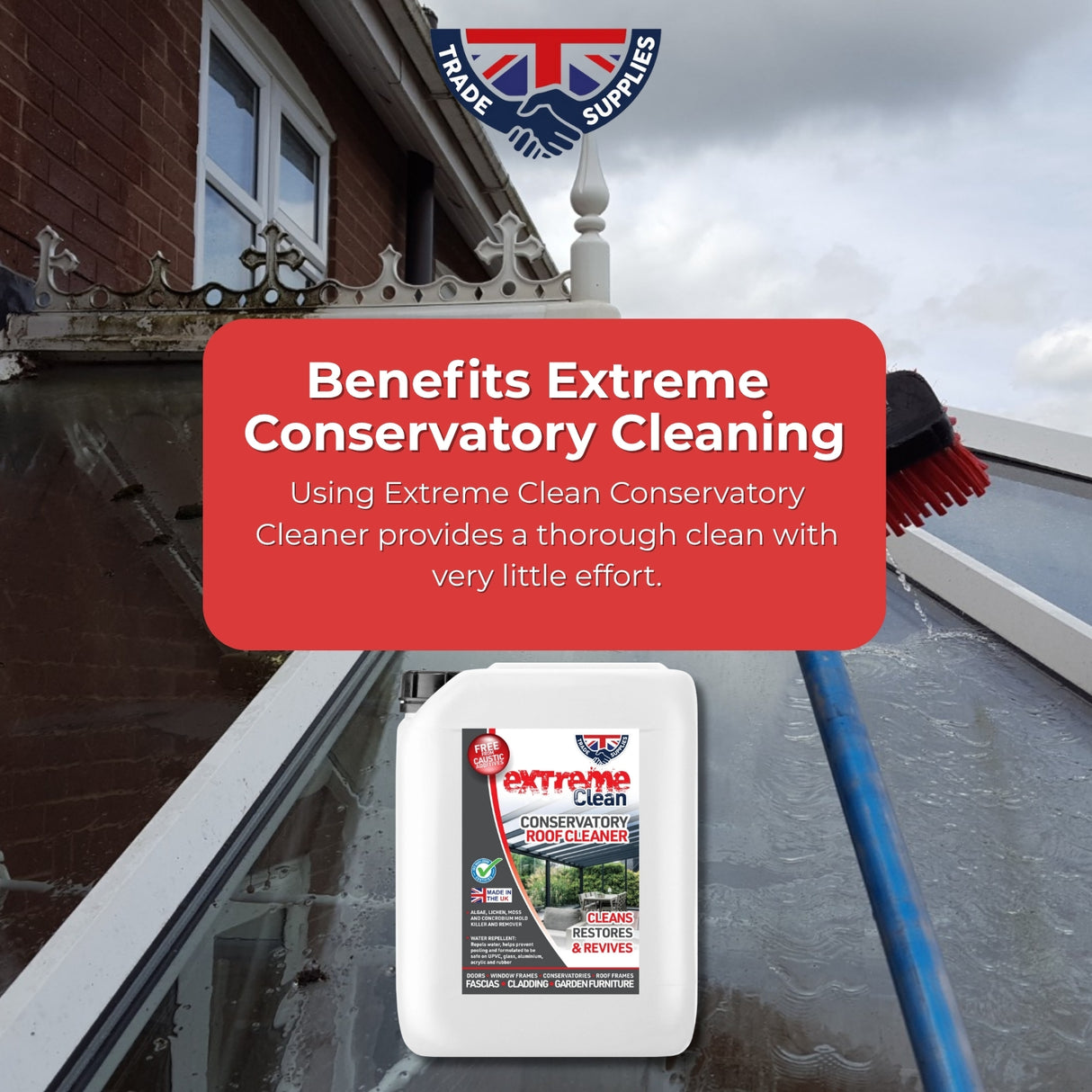 Extreme Clean Conservatory Roof Cleaner