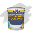 Can of Floor Master polyurethane floor paint on a white background