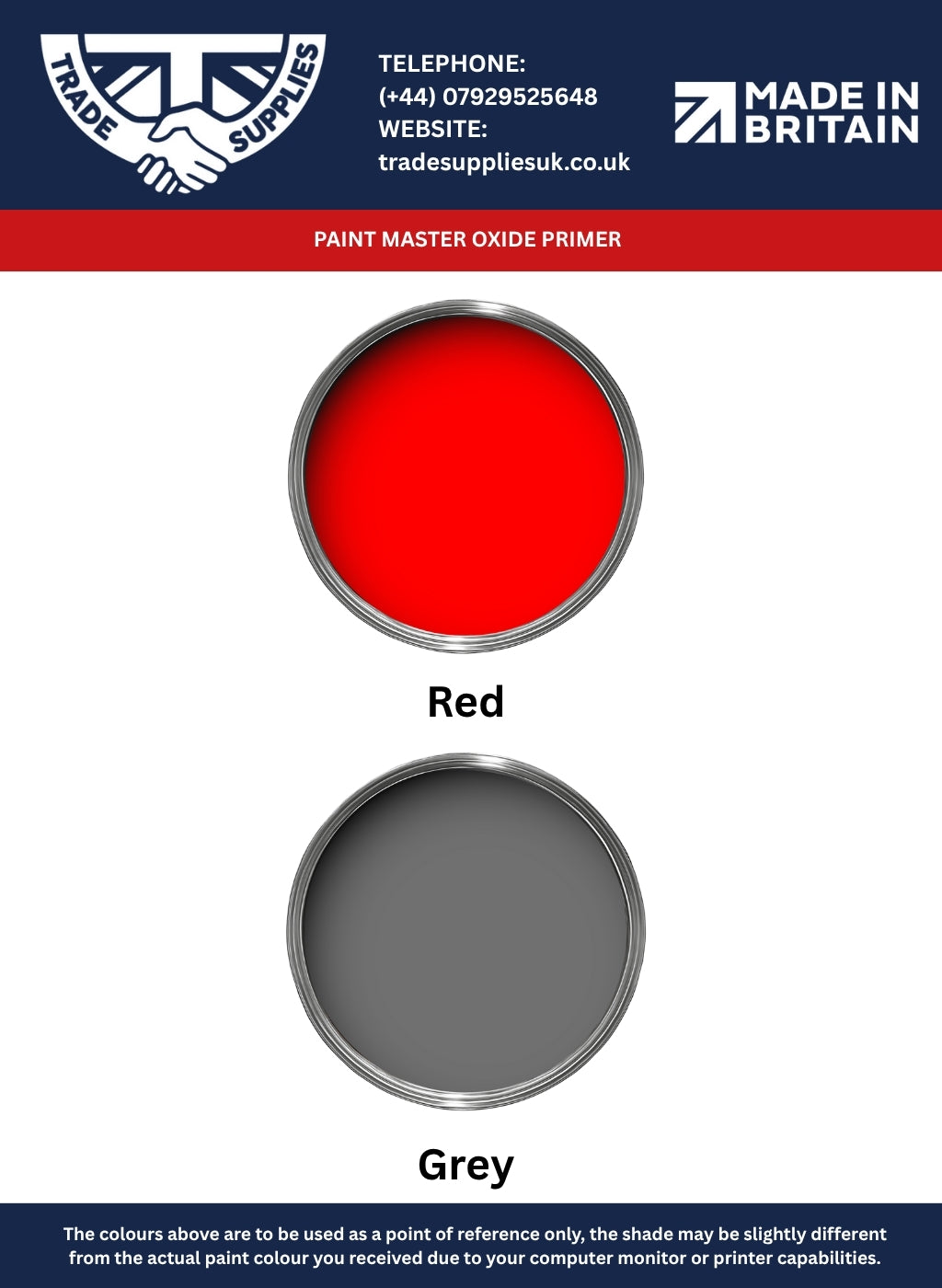 Paintmaster Metal Oxide Primer Paint