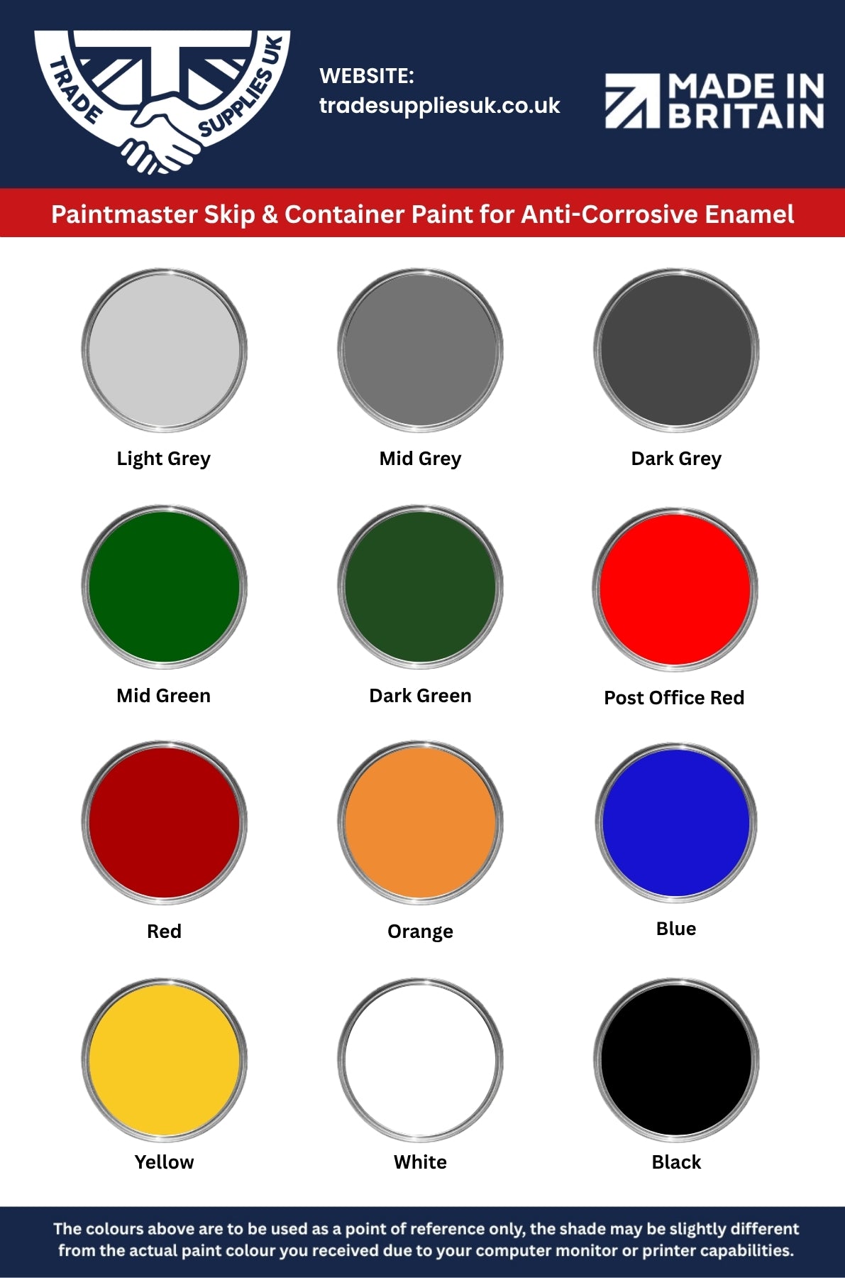 Paintmaster Skip & Container Paint for Anti-Corrosive Enamel