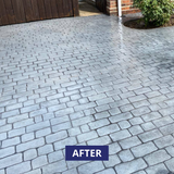 Paved driveway with 'AFTER' label, showing a clean and maintained surface.