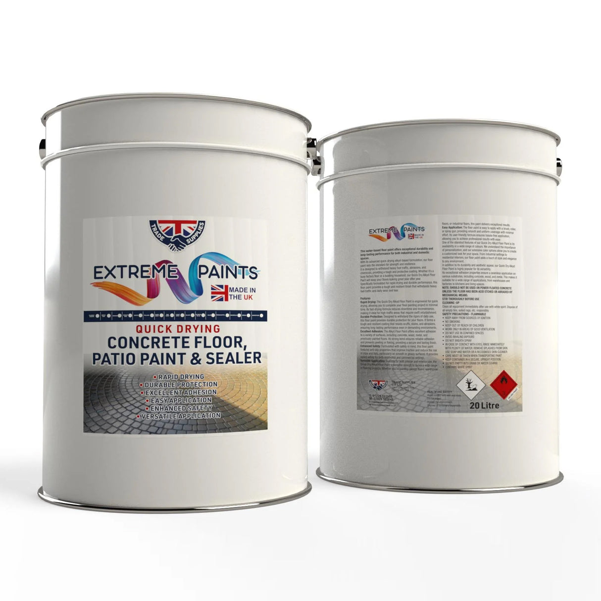 Extreme Paints Quick‑Drying Concrete Floor & Patio Paint + Sealer