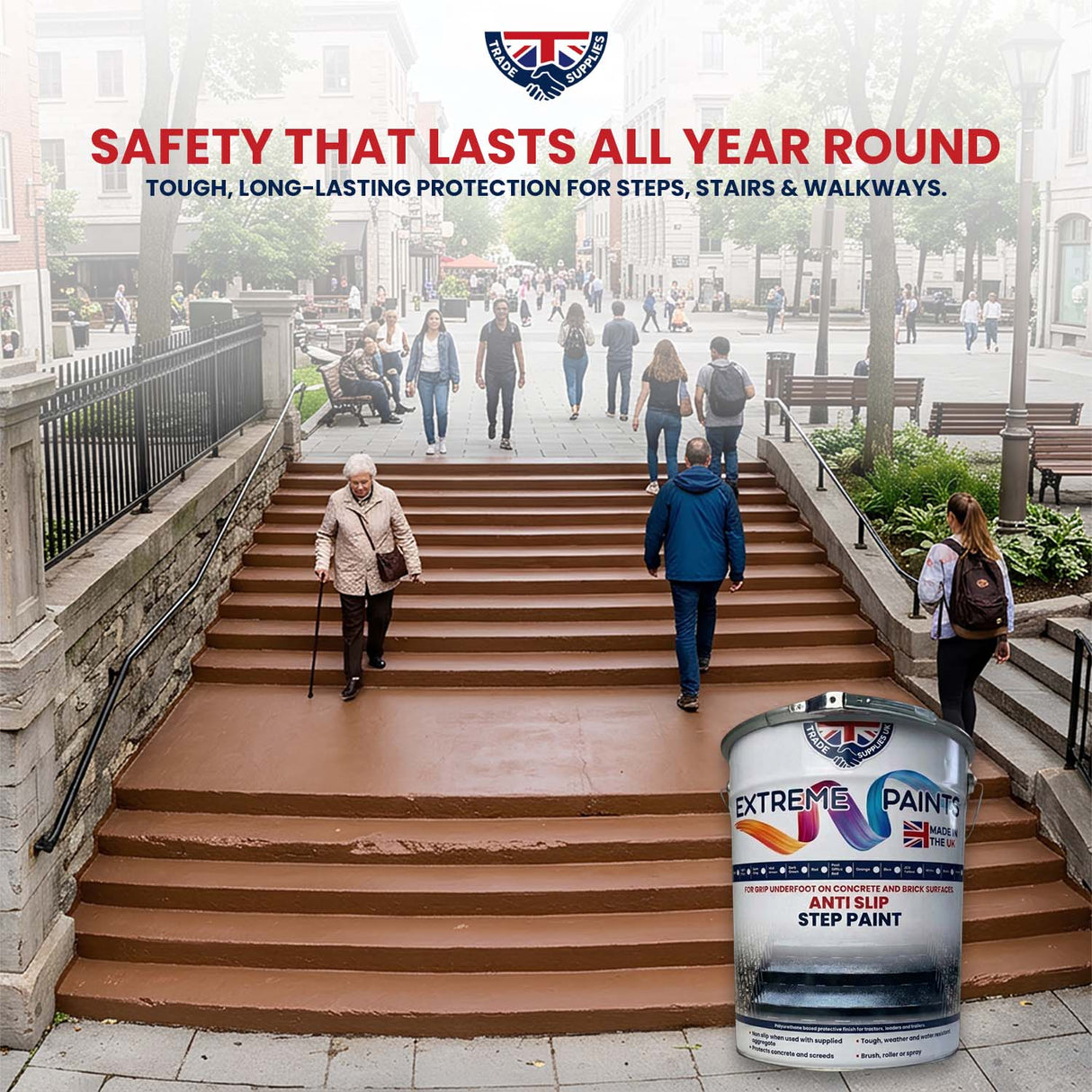 Extreme Anti-Slip Step Paint