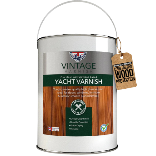 Vintage Varnish Clear Yacht Varnish: Marine Grade Protection
