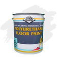 Can of Floor Master polyurethane floor paint on a white background