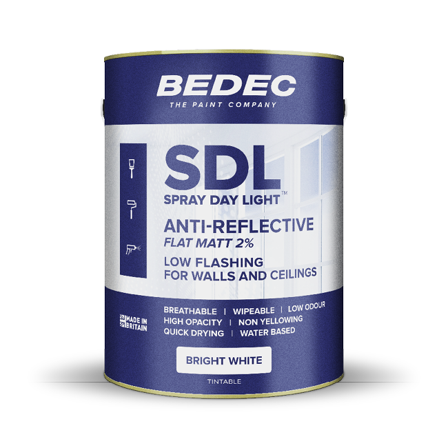 Bedec Spray Day Light Flat Matt Interior Paint 5L